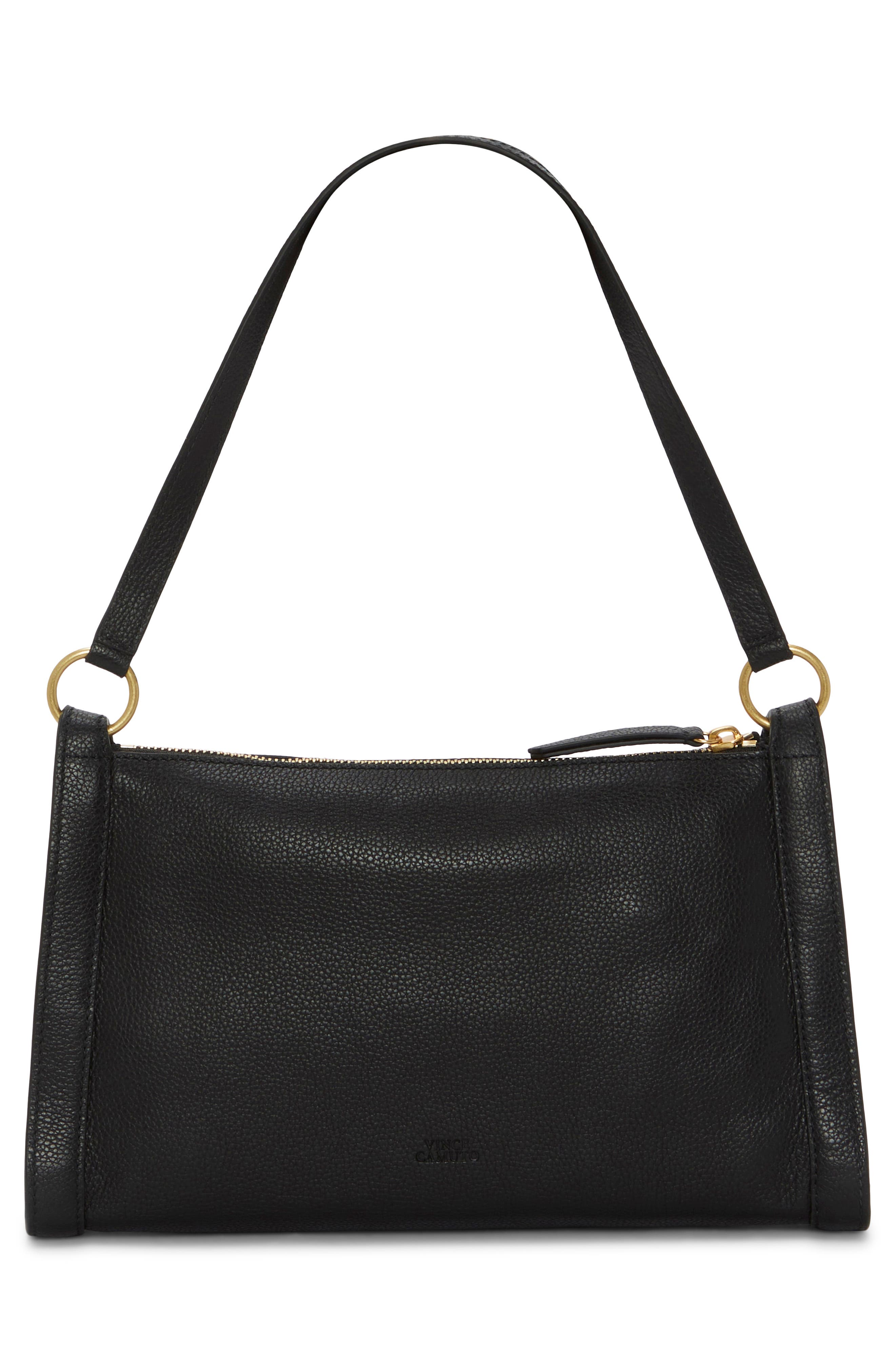 Vince Camuto Lisha Leather Shoulder Bag, Alternate, color, 