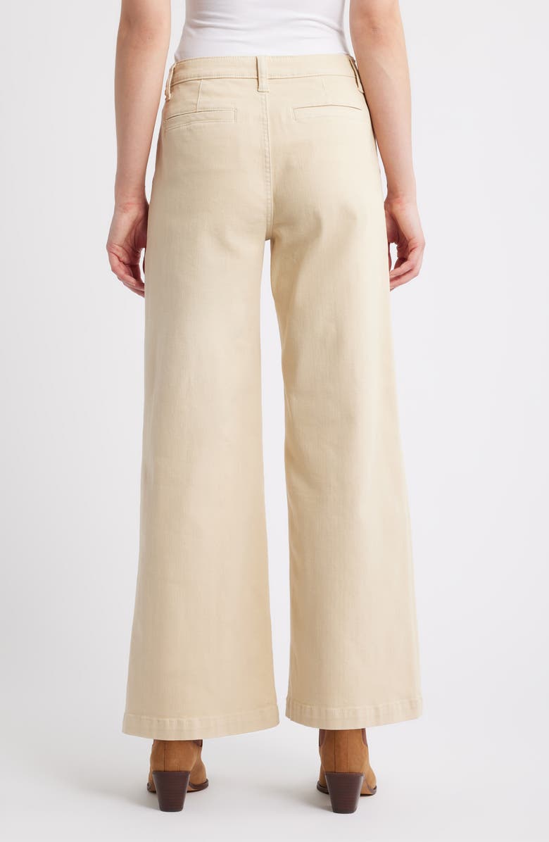 CITY BLUES Wide Leg Trouser Jeans, Alternate, color, Biscotti