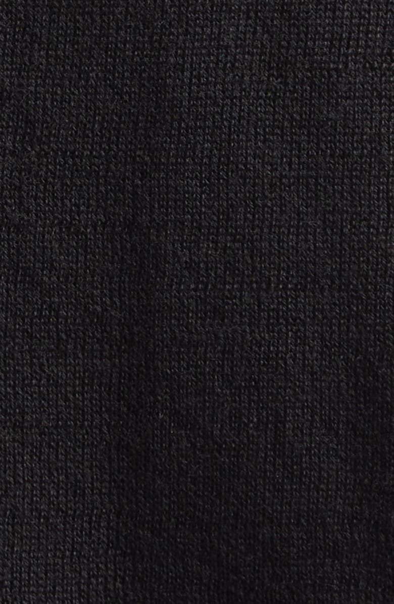Rick Owens Virgin Wool Turtleneck Sweater, Alternate, color, Black