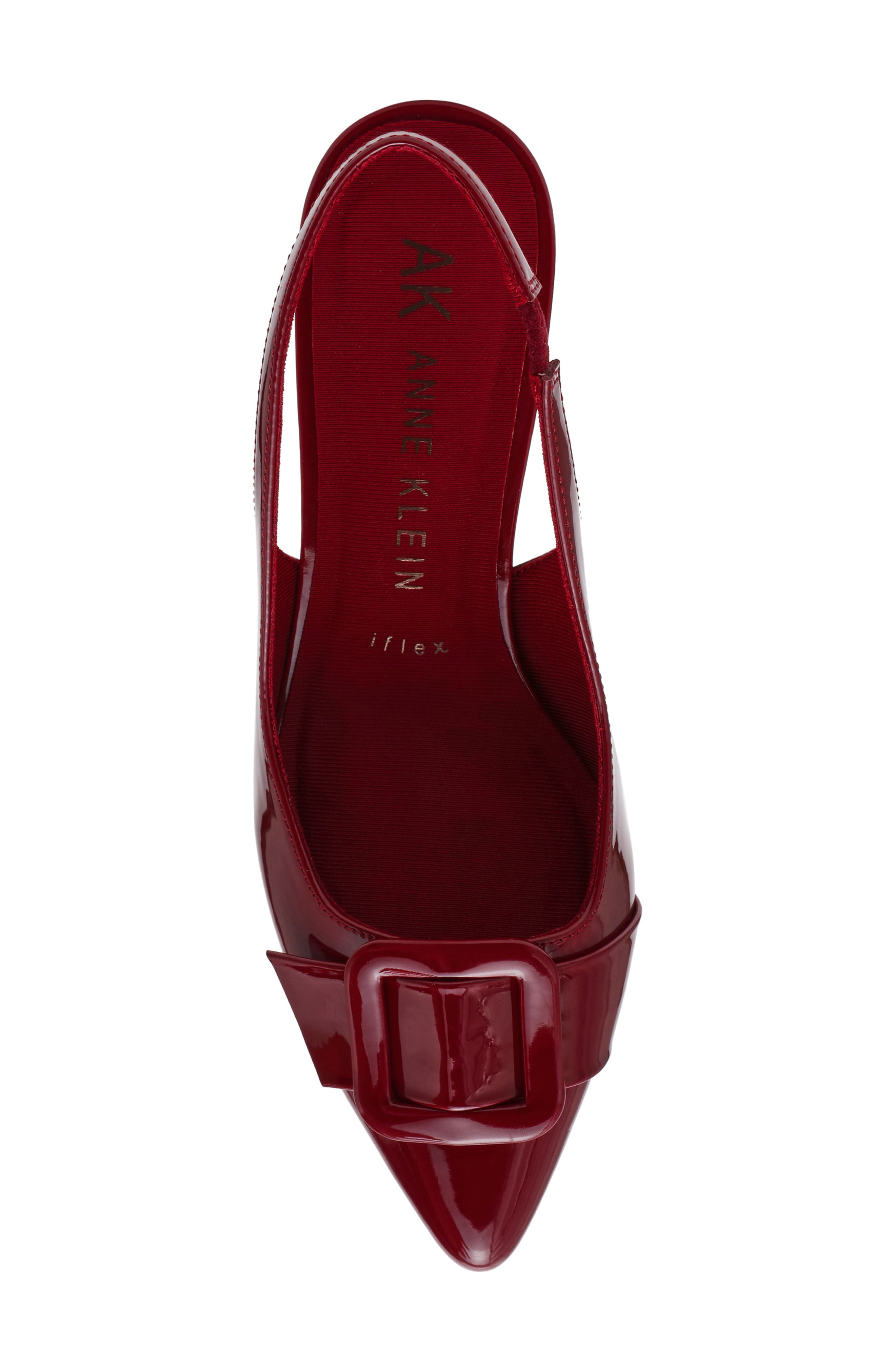Ivona Slingback Pump, Alternate, color, BURGUNDY PATENT