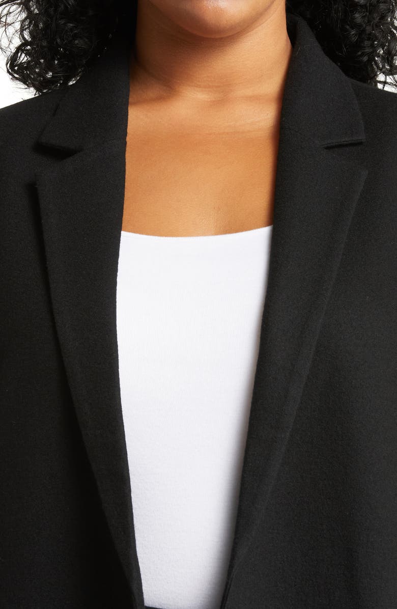 Eileen Fisher Open Front Long Wool Blazer, Alternate, color,
