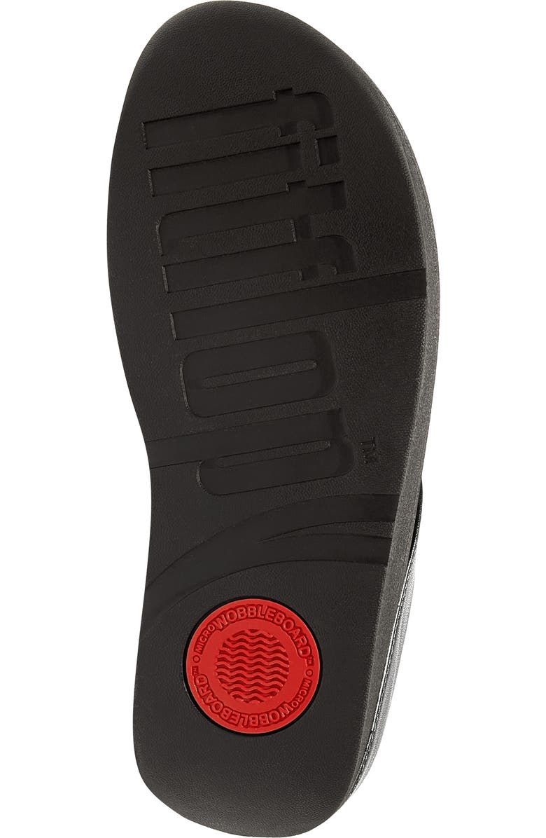 FitFlop Halo Bead Circle Met Sandal, Alternate, color, Pewter Black