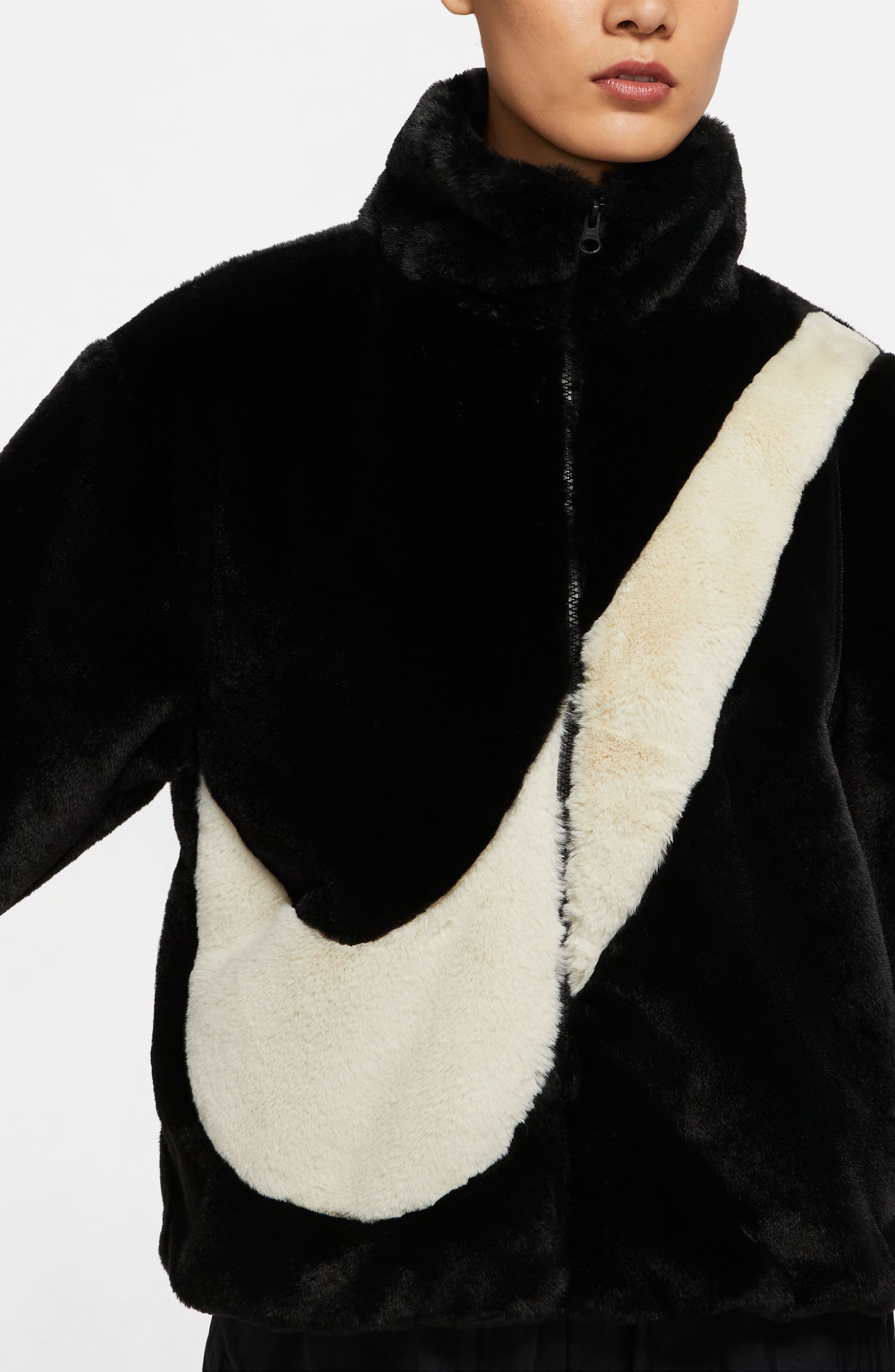 fluffy jacket nike