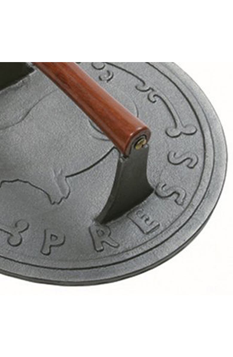 Norpro Round Cast Iron Bacon, Steak, and Burger Press, 8.75-Inch, Alternate, color,