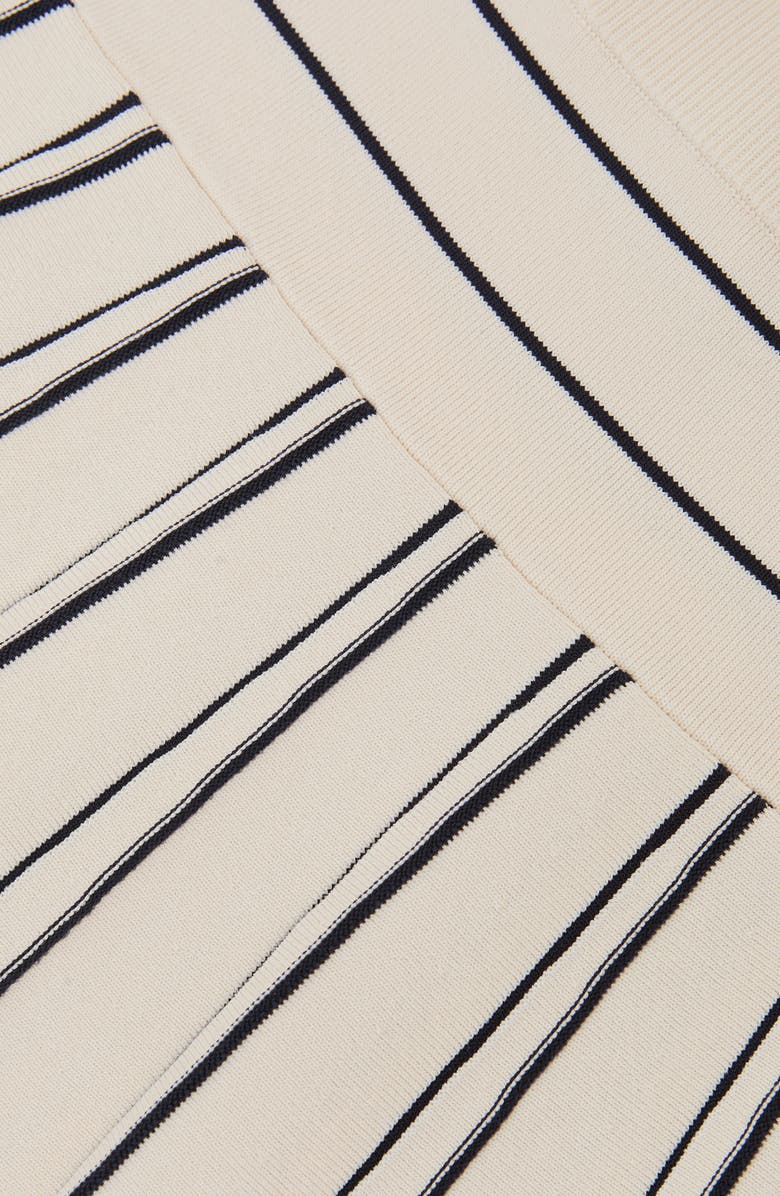 Reiss Kids' Alice Pleated Miniskirt, Alternate, color, Ivory/ Navy