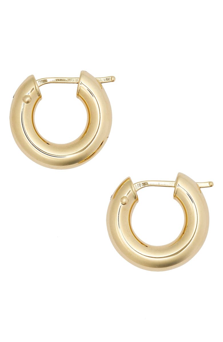 Roberto Coin Hoop Earrings, Main, color, Yg