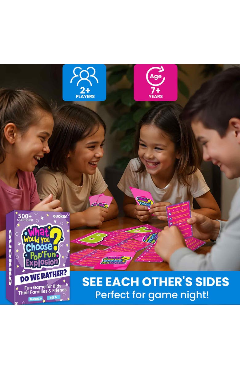 Quokka What Would You Choose? Trivia and Card Games for Kids & Family, Alternate, color, Pop Culture
