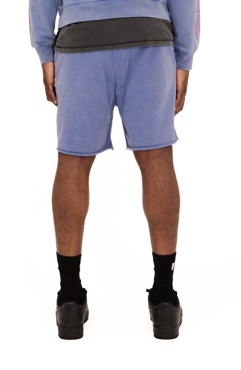PURPLE BRAND Raw Hem French Terry Shorts, Alternate, color,