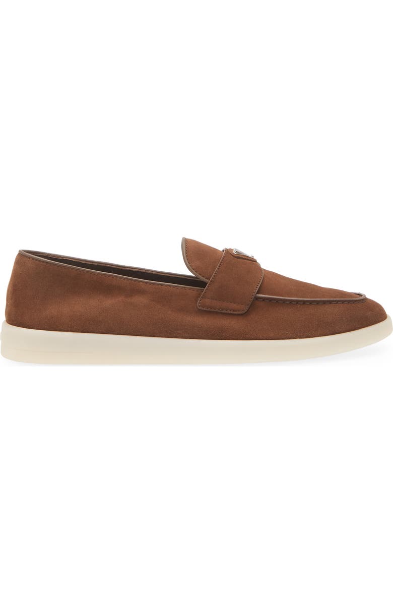 Prada St. Tropez Loafer, Alternate, color, Cacao