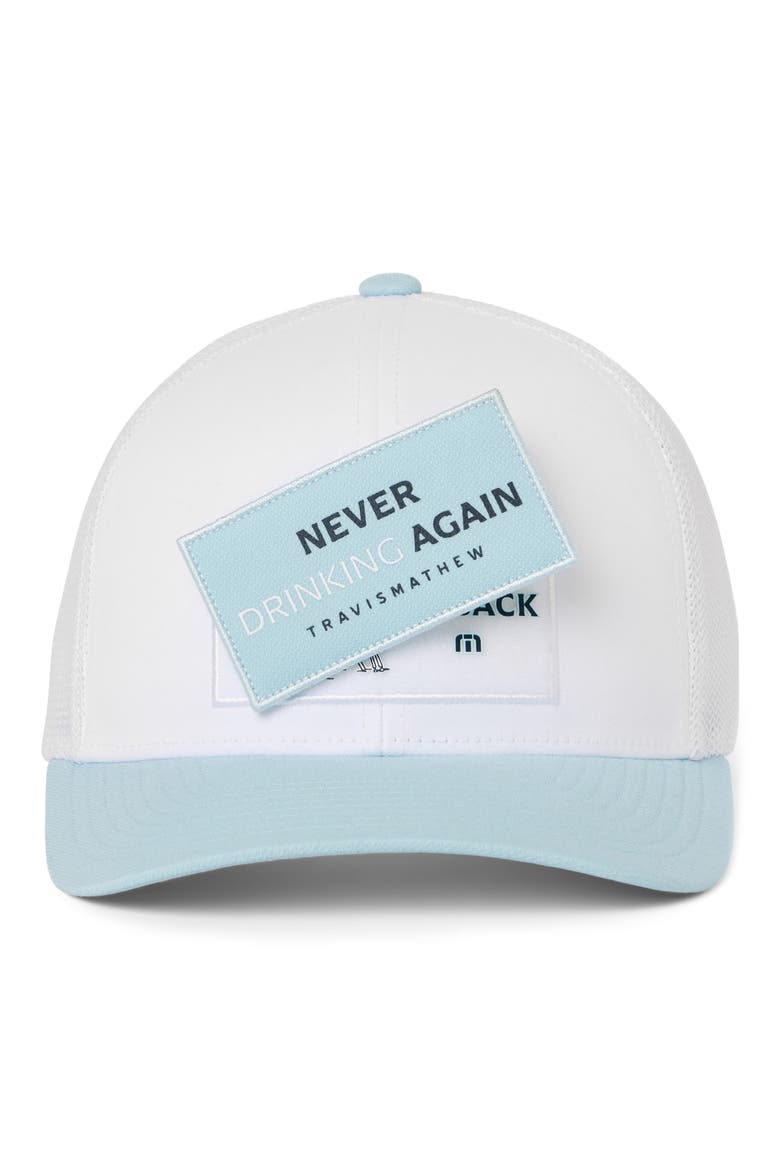 Full Send Snapback Baseball Cap, Alternate, color, WHITE