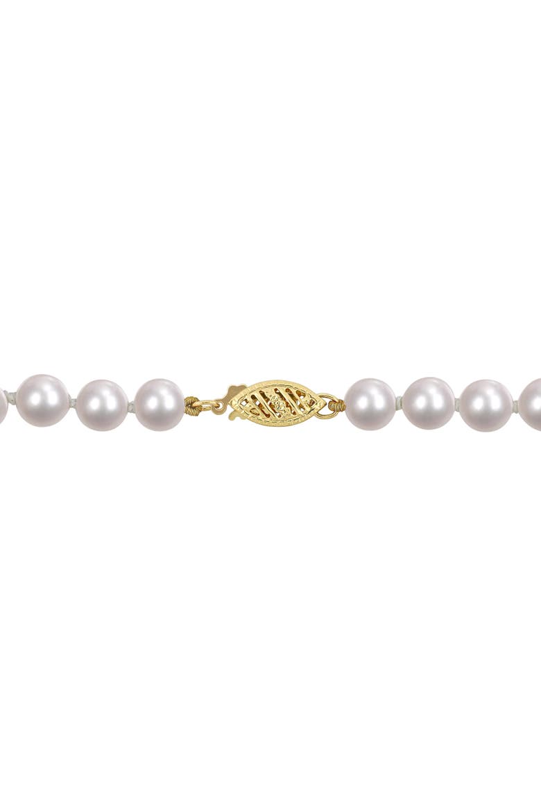 6-6.5mm Cultured Akoya Pearl Necklace 14k, Alternate, color, Pearl Grade: A