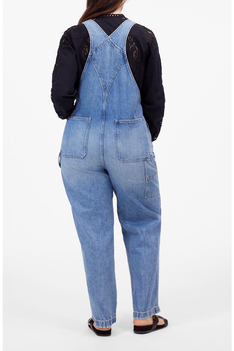 Relaxed Denim Carpenter Overalls, Alternate, color, LEWISBURG WASH