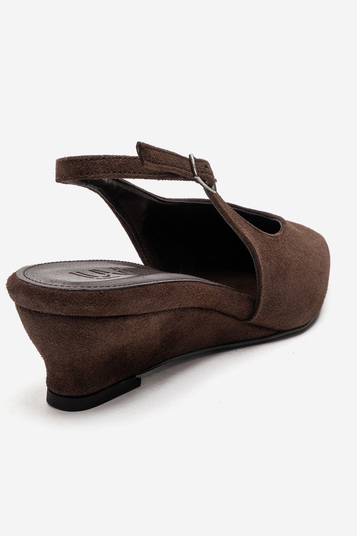 Prologue Shoes Cosella Slingback Pump, Alternate, color, Brown Suede