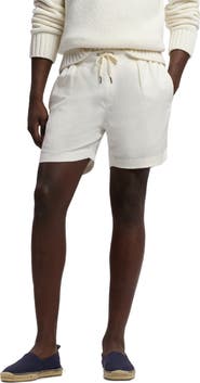 Ralph Lauren Purple Label Silk-Linen Short