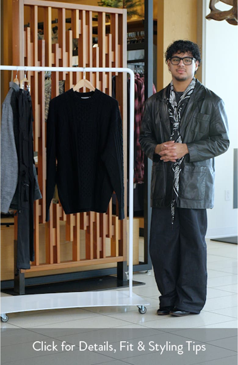 Shawn Cotton Blend Sweater, sales video thumbnail