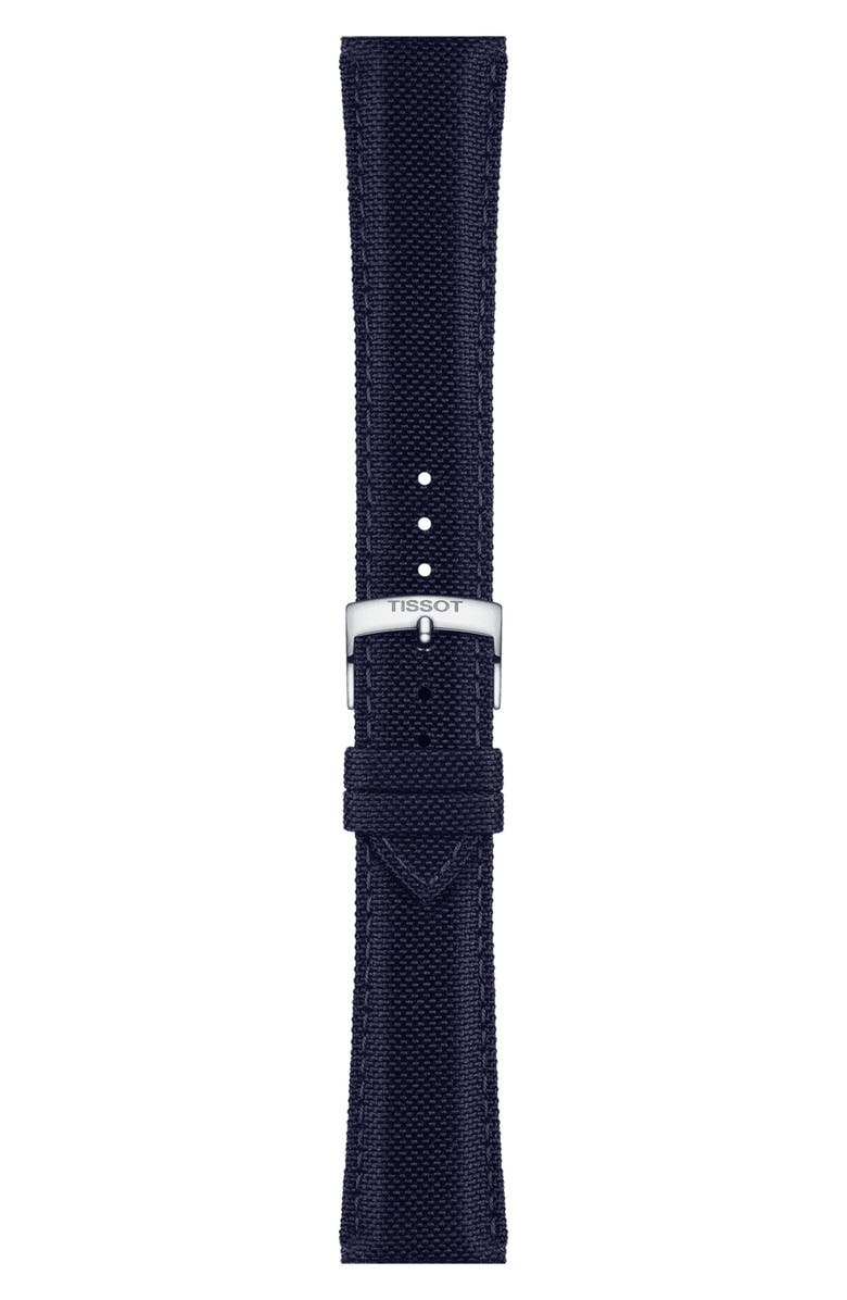 Tissot 21mm Fabric Watch Strap, Main, color, 