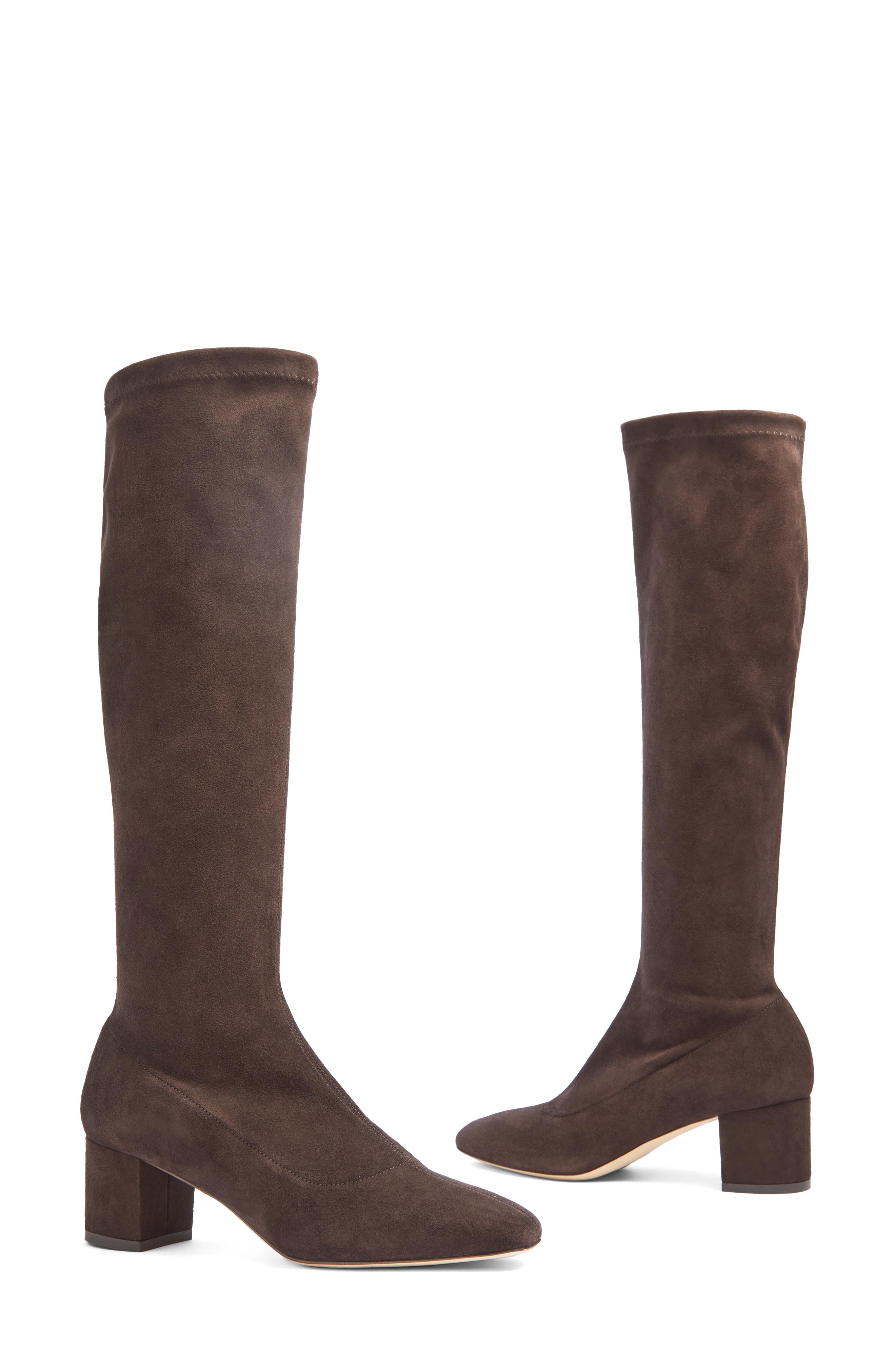Eldon Knee High Boot, Alternate, color, DARK CHOCOLATE