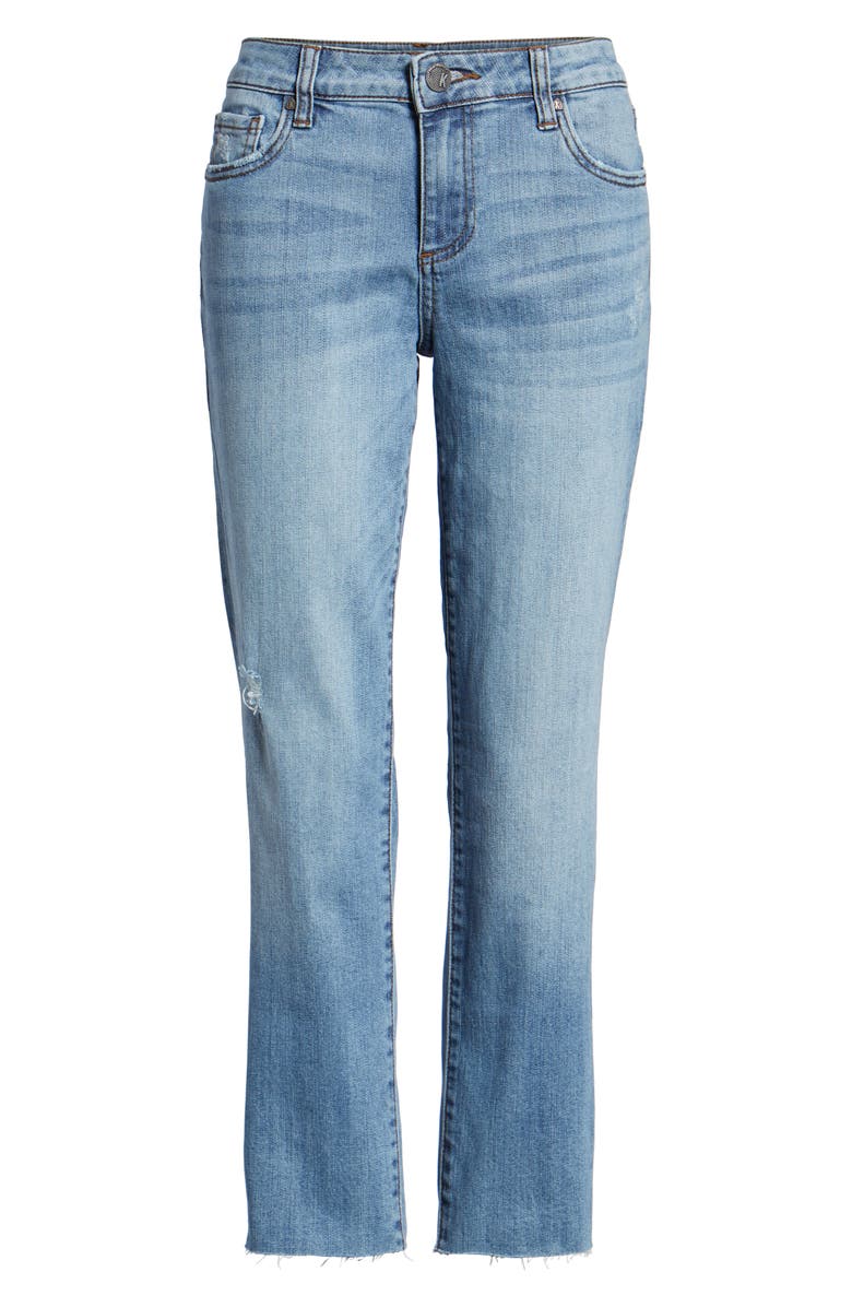 KUT from the Kloth Reese Straight Leg Ankle Jeans, Alternate, color,