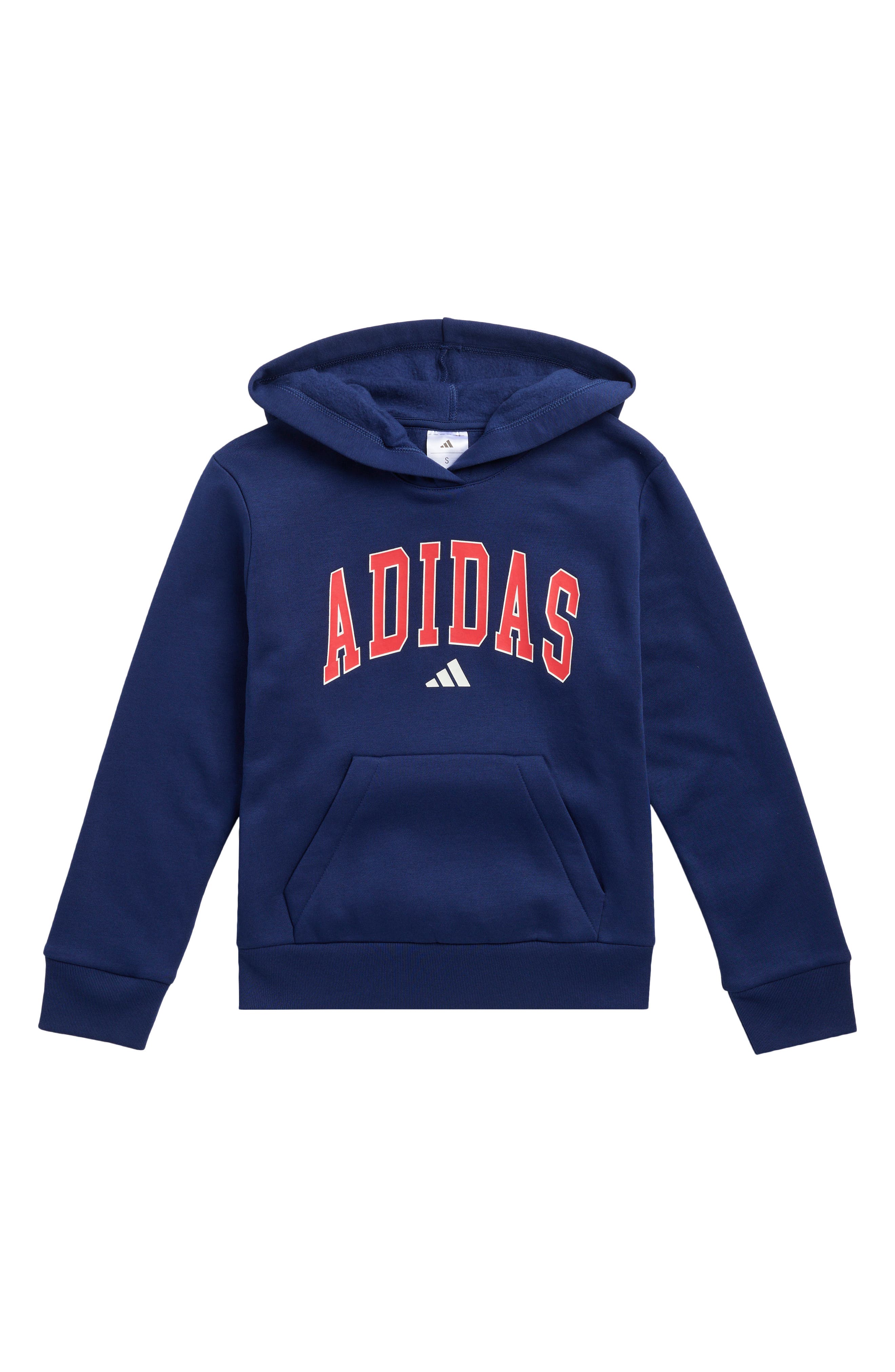 adidas Kids' Varsity Logo Fleece Pullover Hoodie