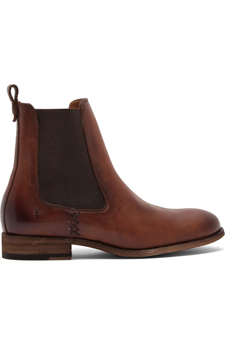 Frye Melissa Chelsea Boot, Alternate, color, Cognac