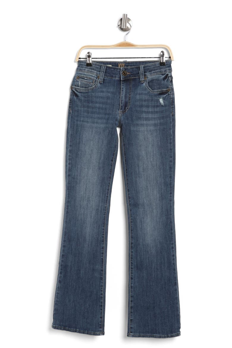 Nicole Flap Back Bootcut Jeans, Alternate, color, MAPLE W/MED BAS