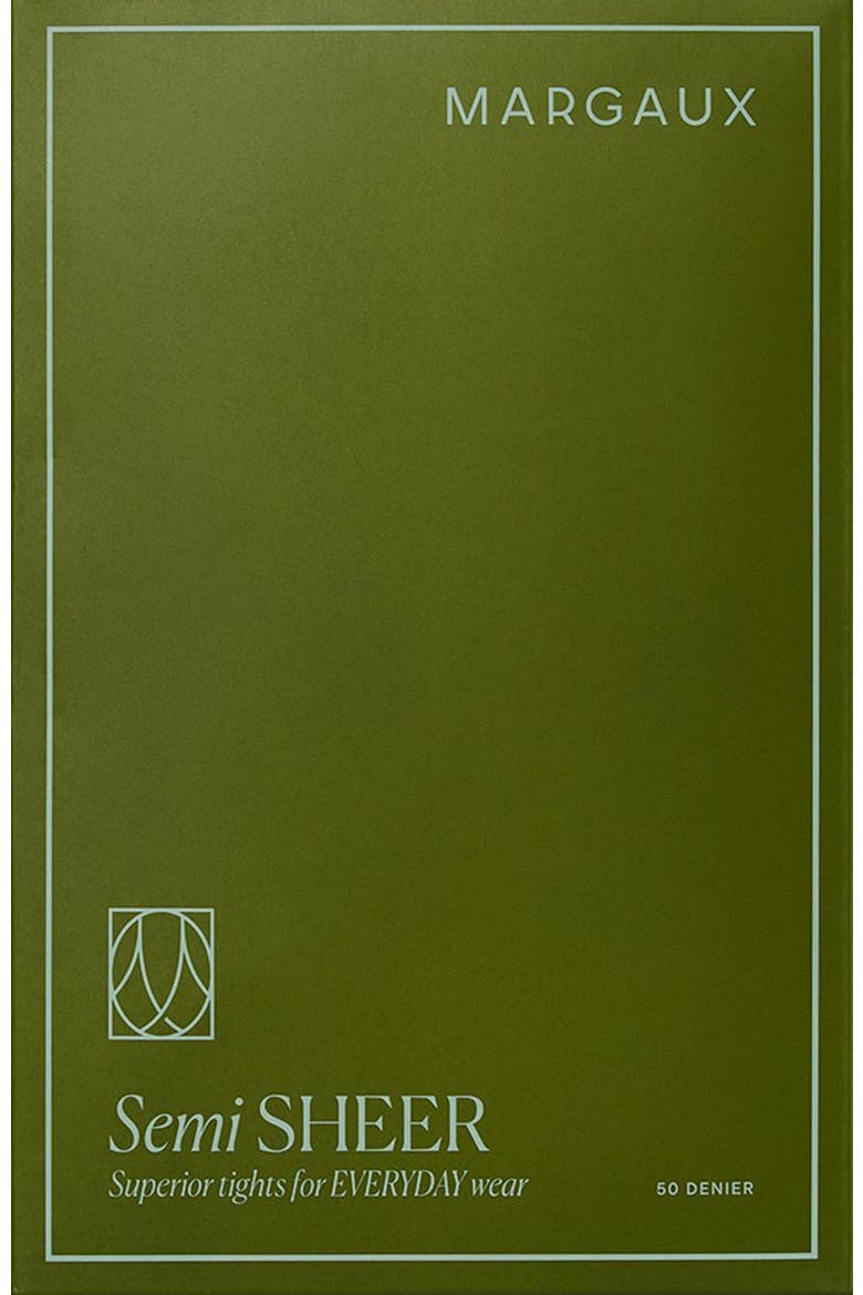 The Semi-Sheer Tights, Alternate, color, Black