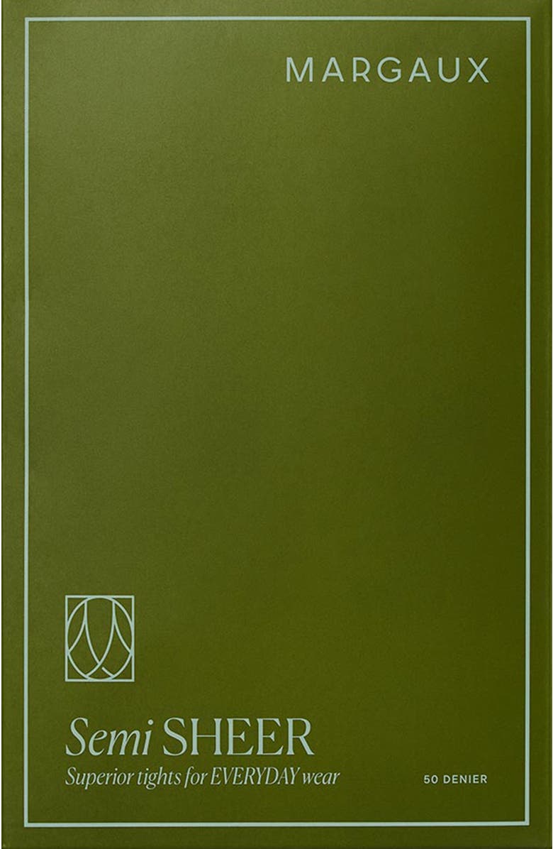 MARGAUX The Semi-Sheer Tights, Alternate, color, Black