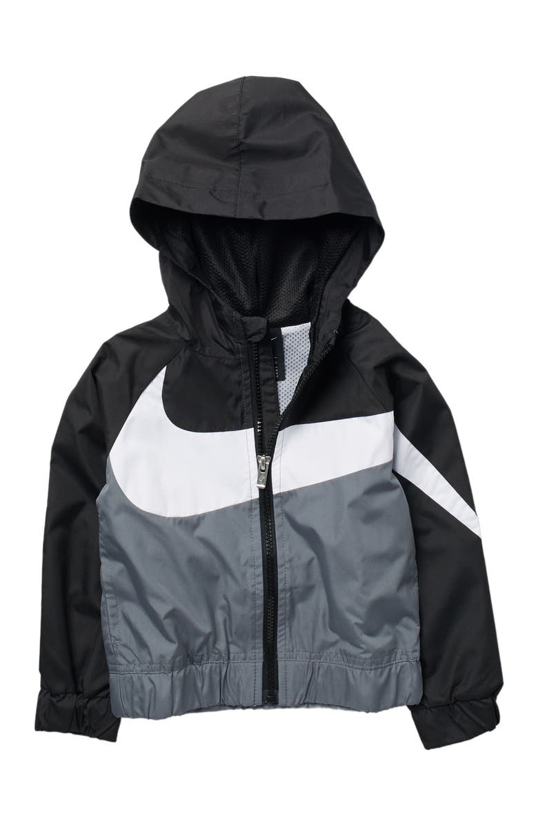 Nike Swoosh Windrunner Water Resistant Hooded Jacket, Main, color, 