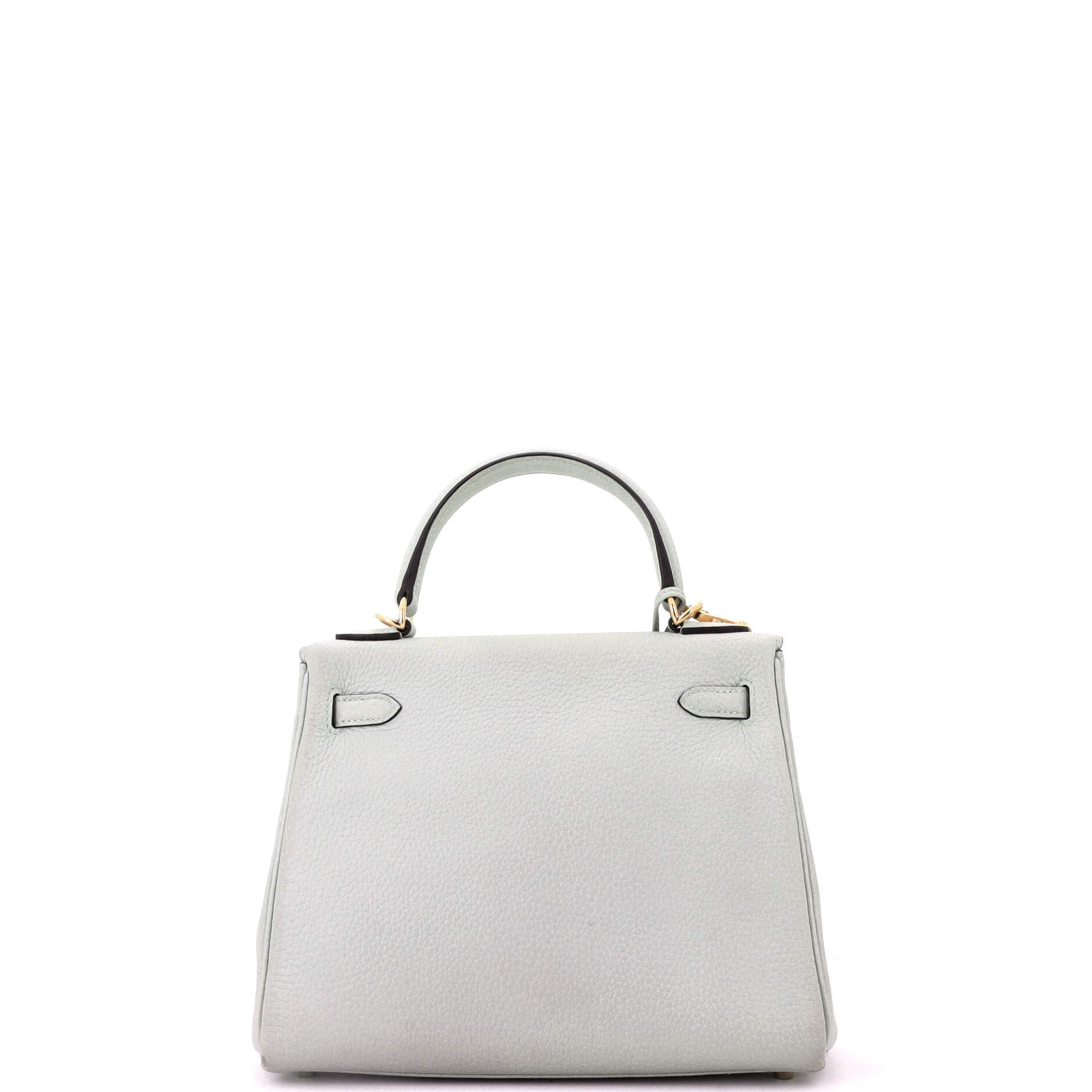 Pre-Owned Hermes Kelly Handbag Grey Togo with Gold Hardware 25, Alternate, color, 