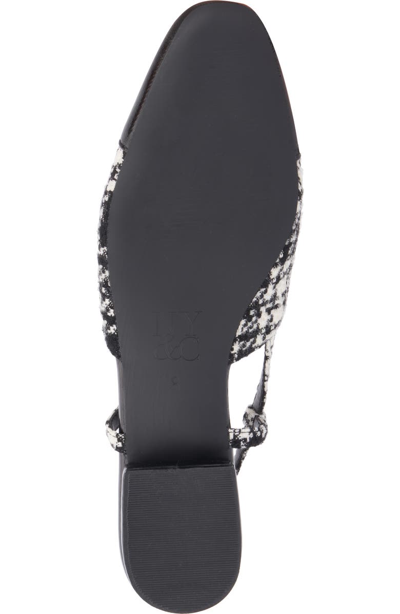 NEW YORK AND COMPANY Ophelia Slingback Pump, Alternate, color, Black/ White