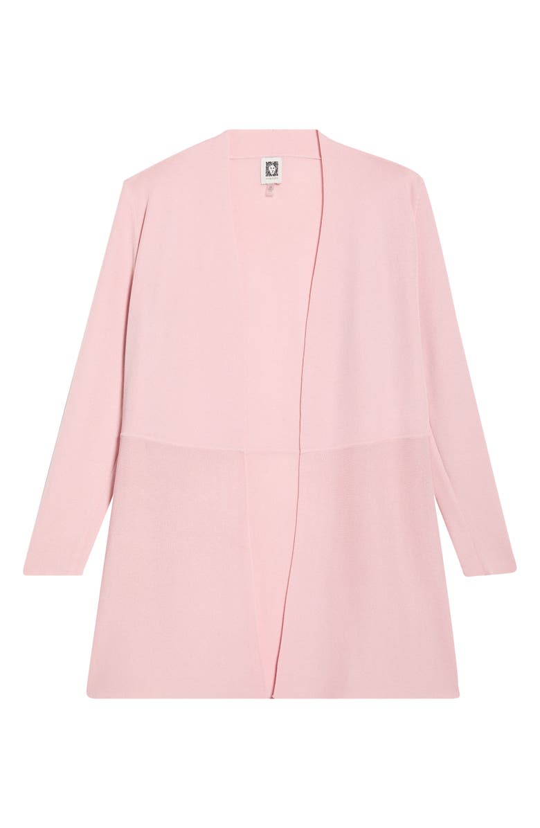 Anne Klein Montery Longline Cardigan, Alternate, color, Pink Blush