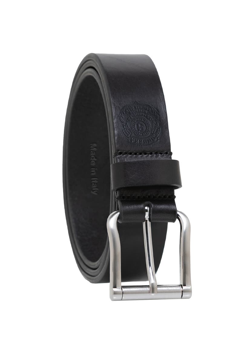 Classic Bridal handcrafted genuine leather belt, Alternate, color, Black