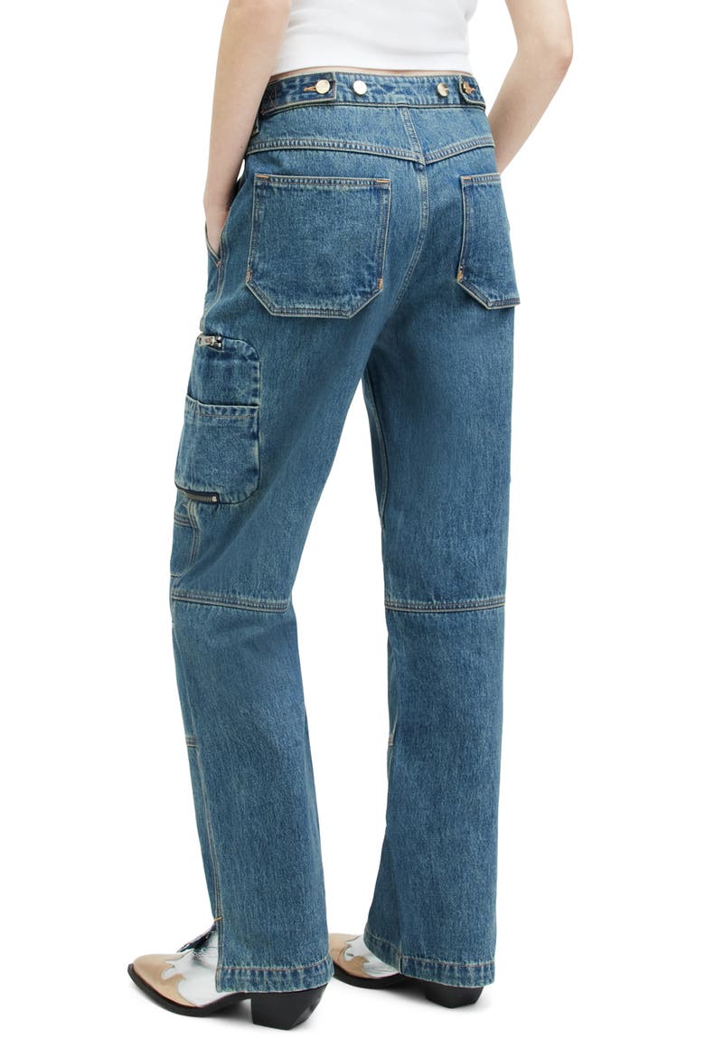 Florence Cargo Jeans, Alternate, color, VINTAGE INDIGO