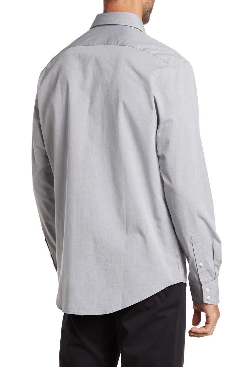 Thomas Dean Solid Long Sleeve Shirt, Alternate, color, 