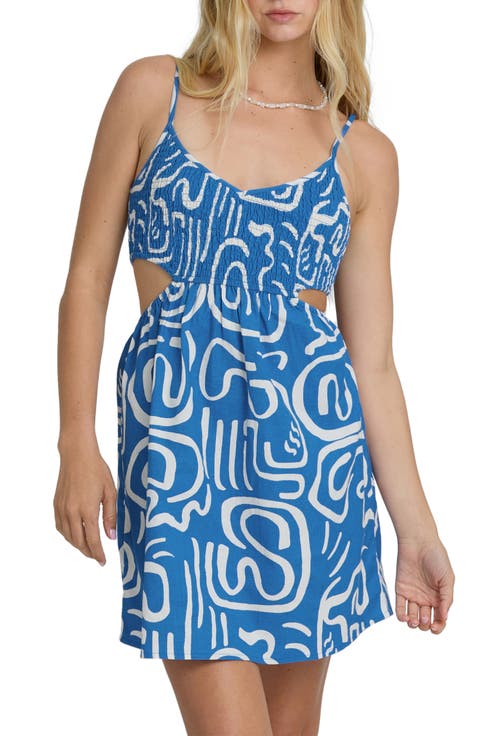 True Desire Floral Cutout Minidress