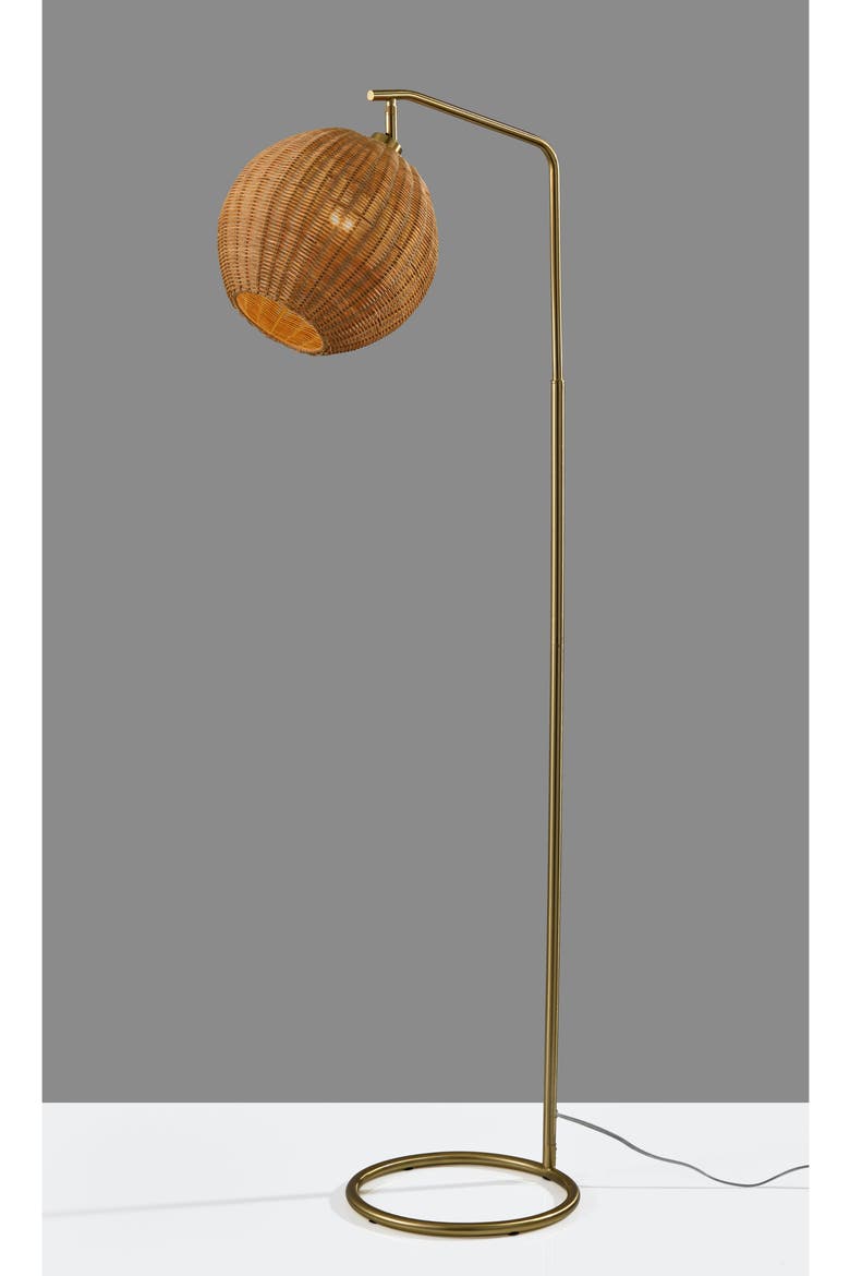 Maeve Floor Lamp, Alternate, color, ANTIQUE BRASS