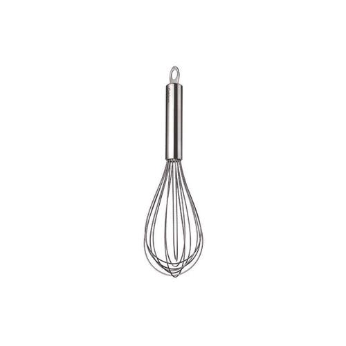 Cuisipro 8 Inch Stainless Steel Balloon Whisk Ball Solid Handle In Silver