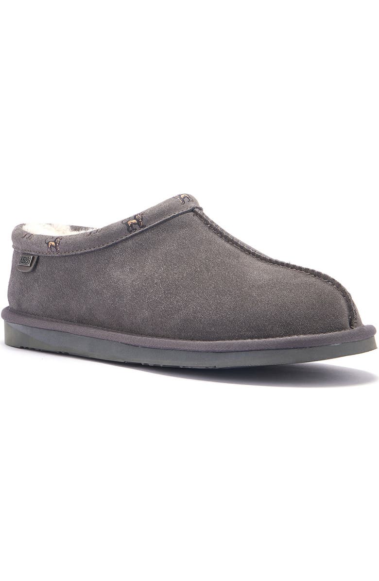 Australia Luxe Collective Outback Genuine Shearling Ankle Slipper, Main, color, Gray