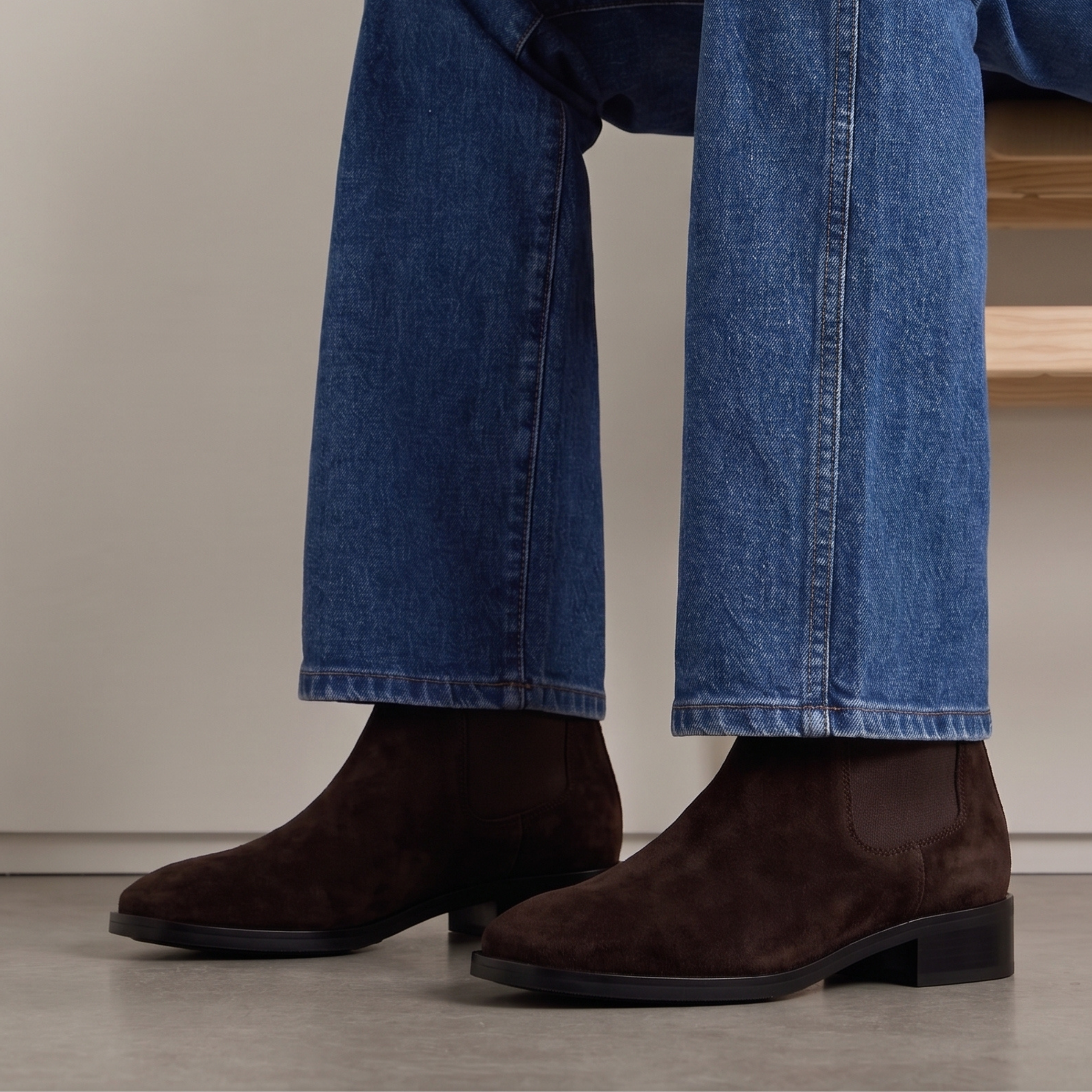 Cori Suede Chelsea Boots, Alternate, color, Brown