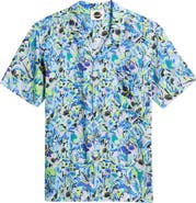 Boardies Floral Print Camp Shirt