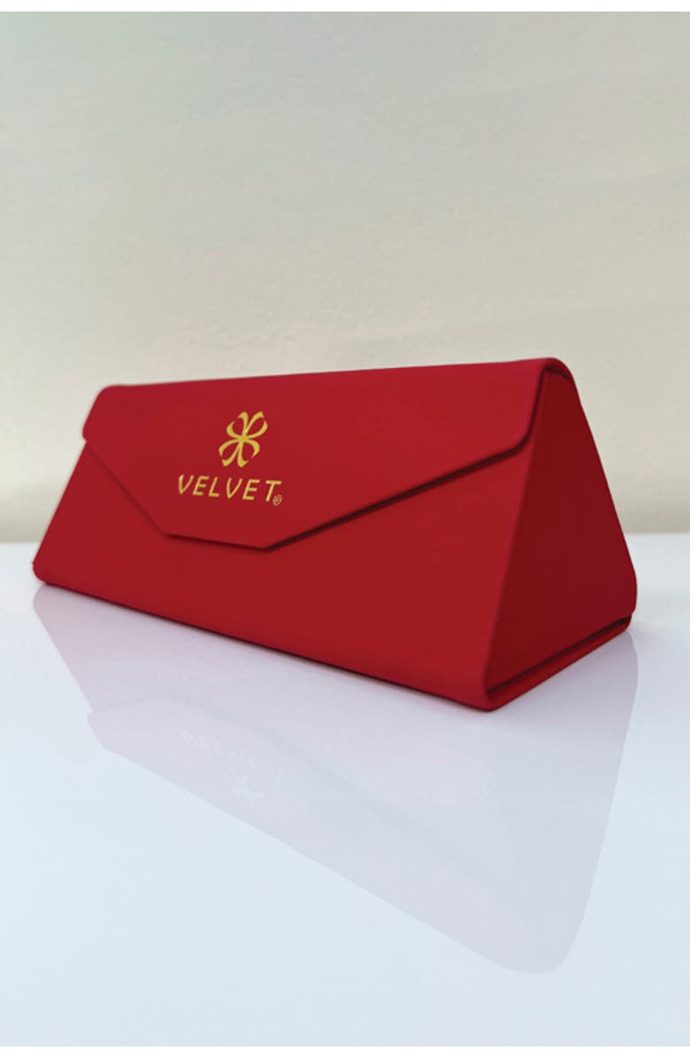 Velvet Eyewear Helen Sunglasses, Alternate, color, Black