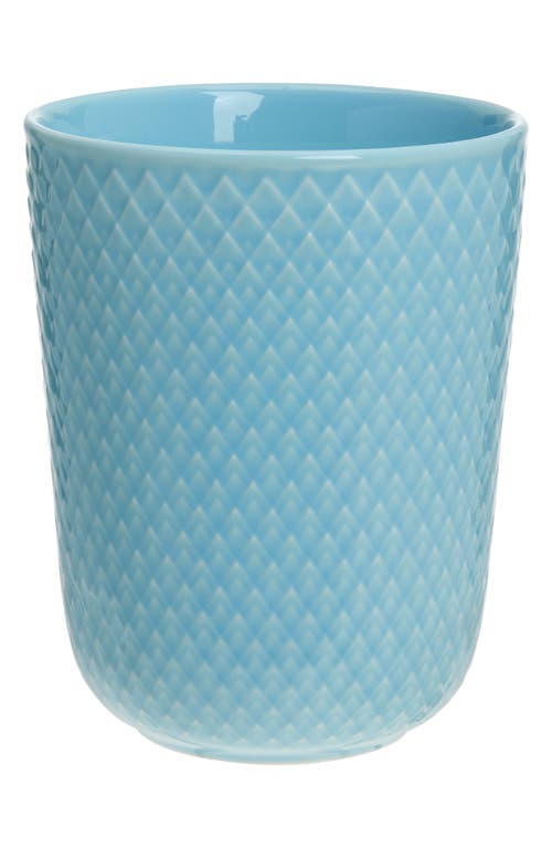 Lyngby Porcelaen Rhombe Color Mug In Turquoise