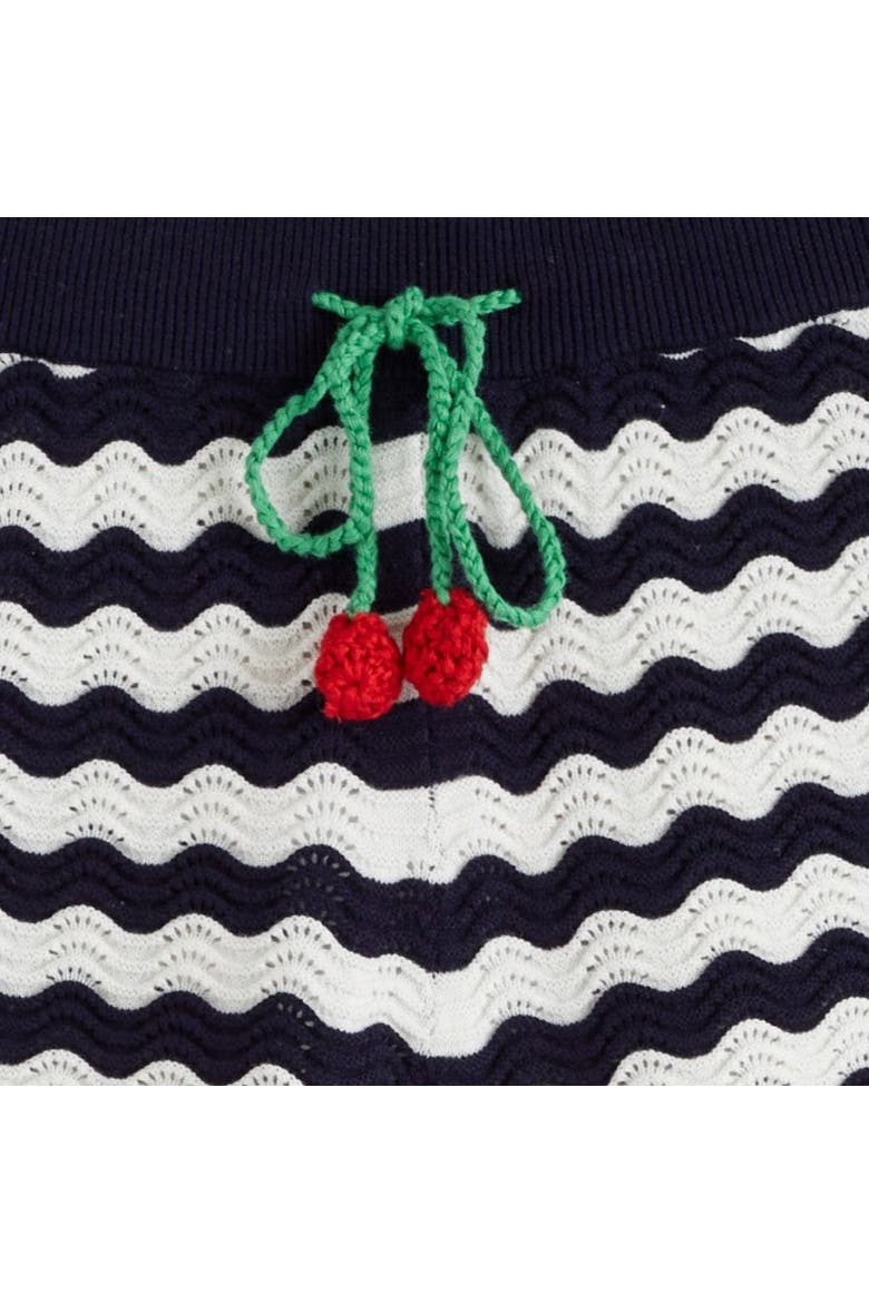 Cotton Cherry Crochet Shorts, Alternate, color, Blue/Cream