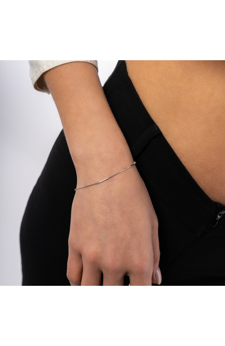 Spero London Six Beads Sterling Silver Bracelet, Alternate, color, Silver