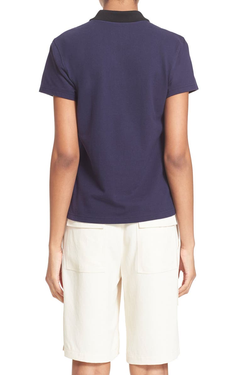 Opening Ceremony Embroidered Piqué Cotton Polo, Alternate, color, 