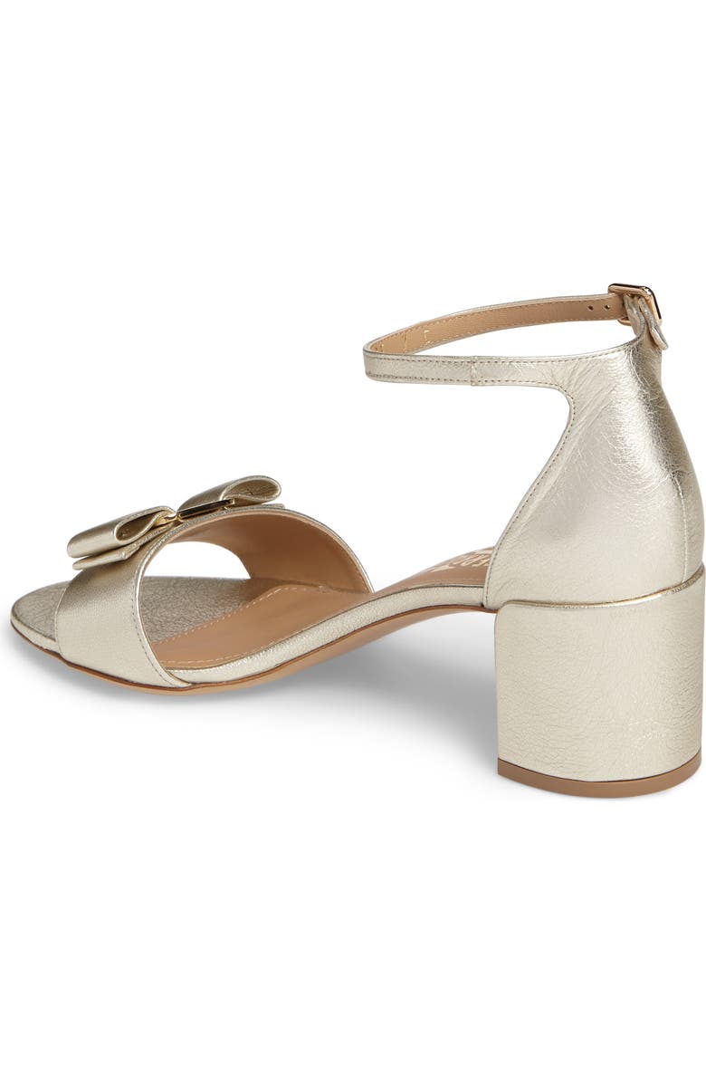 FERRAGAMO Salvatore Ferragamo Gavina Block Heel Bow Sandal, Alternate, color,