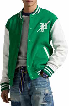 Polo Ralph Lauren Graphic Fleece Baseball Jacket
