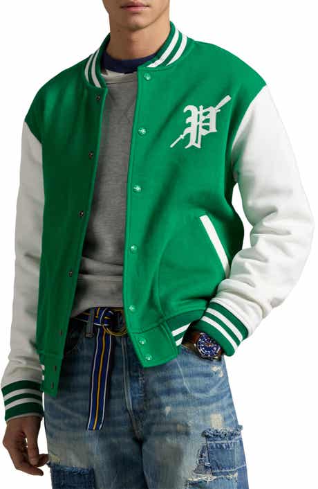 Polo Ralph Lauren Graphic Fleece Baseball Jacket