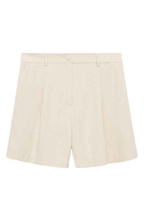 High Waist Tailored Shorts