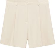 MANGO High Waist Tailored Shorts
